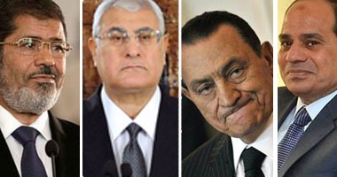 4 رؤساء تعاقبوا على حكم مصر