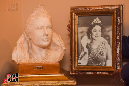  صورة الملكة فريدة التى اتخذها محمد ثابت وحولها لتمثال للملكة