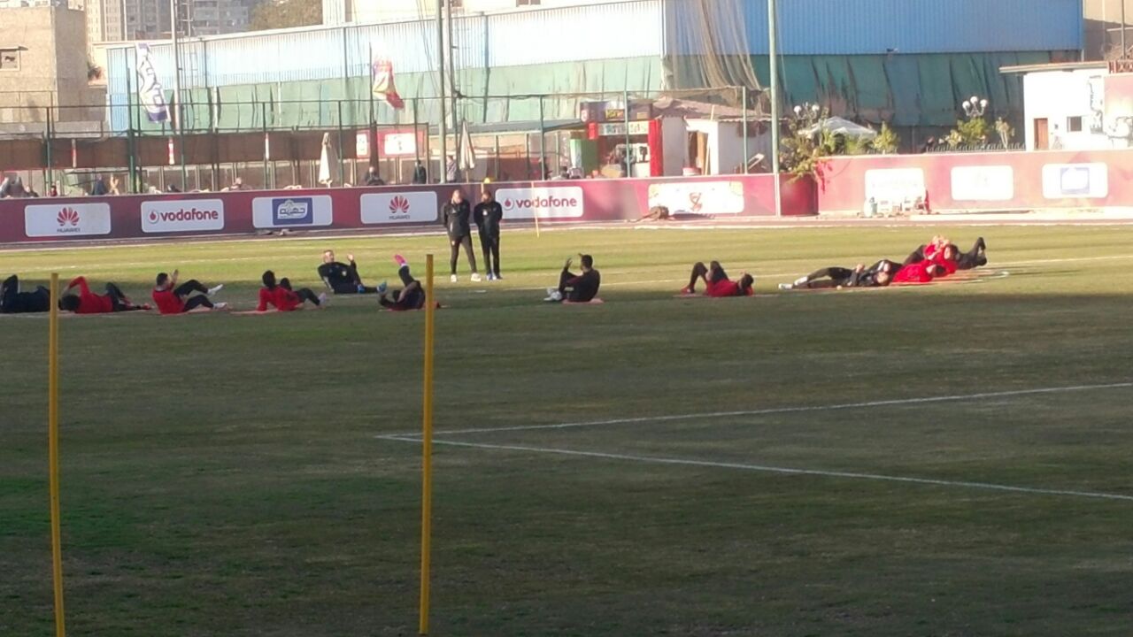 10 لاعبين في مران الأهلي  عقب الراحة (2)