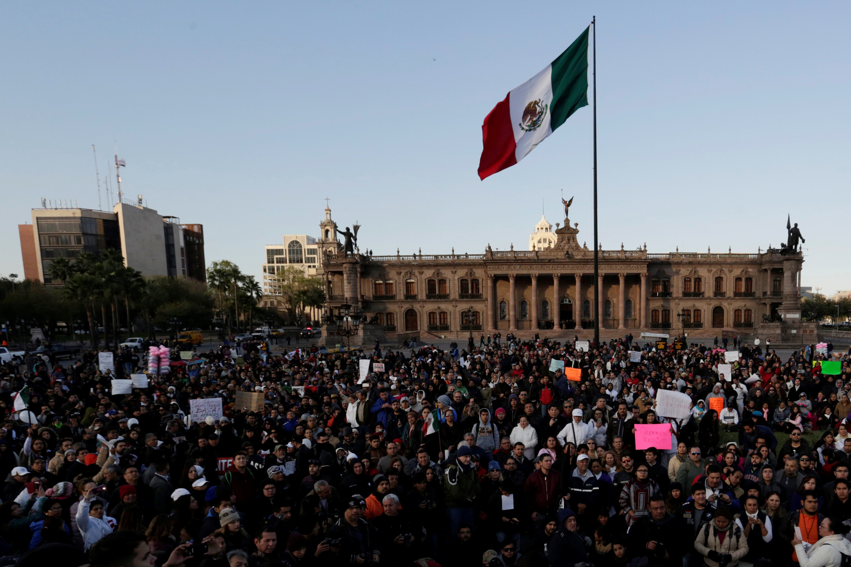 اندلاع مظاهرات فى المكسيك بسبب ارتفاع الأسعار