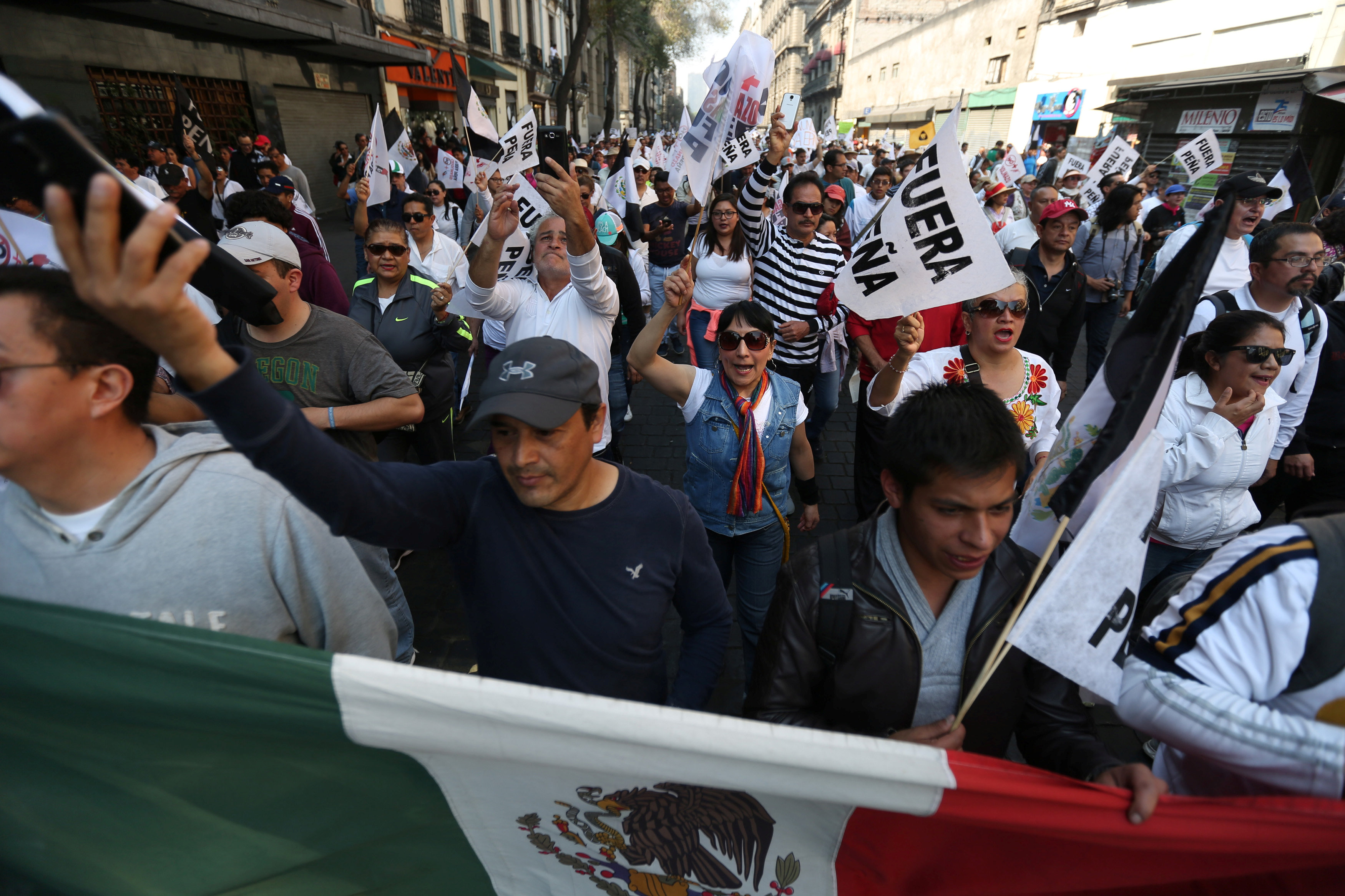 احتجاجات فى المكسيك
