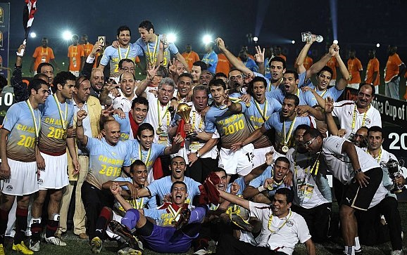 التتويج بأمم أفريقيا 2010