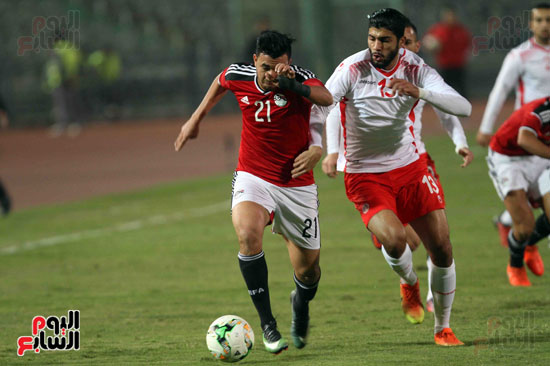 1-	مباراة مصر وتونس