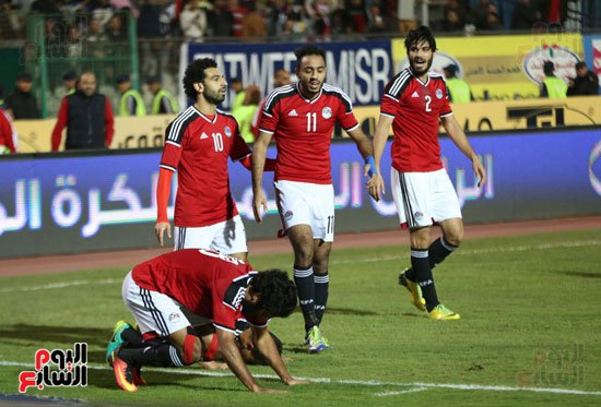 جانب من مباراة مصر وتونس