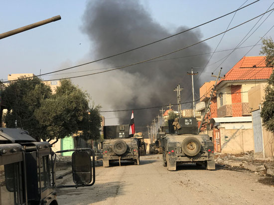 القصف الجوى على الموصل