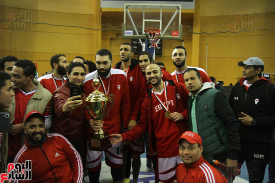 تتويج منتخب مصر بالبطولة العربية لكرة السلة (5)