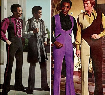 الألوان الغريبة والتصميمات المختلفة عنوان موضة السبعينيات