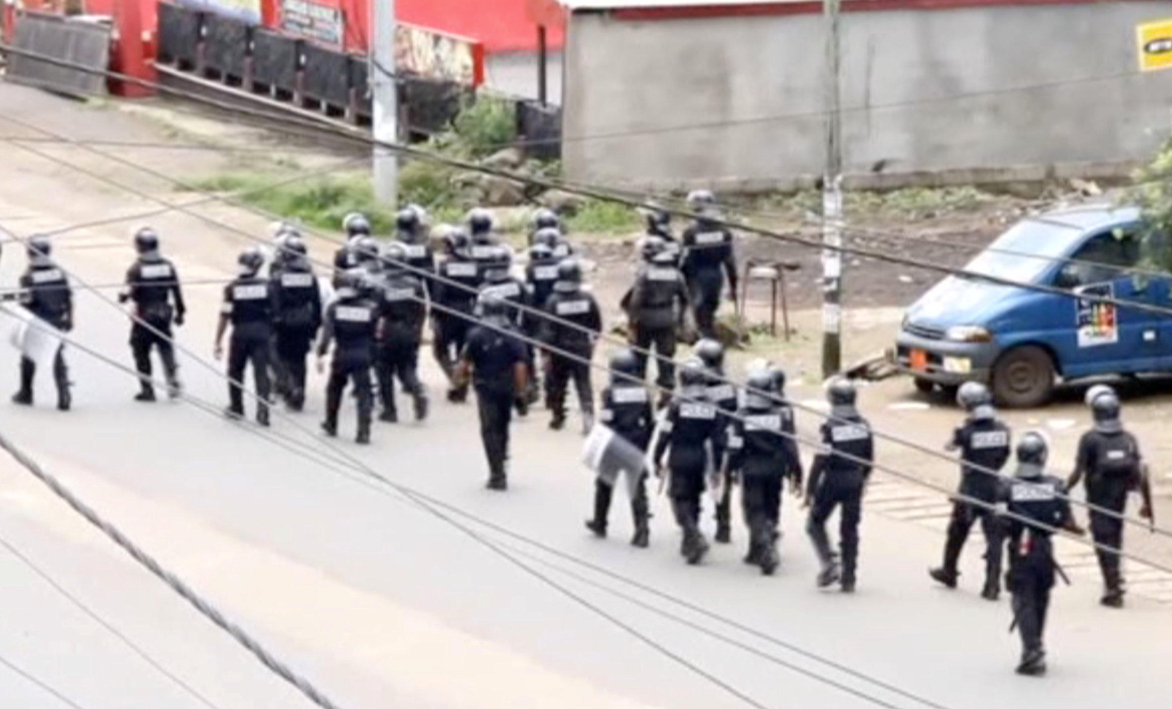 انتشار قوات الأمن الكاميرونى فى الإقليم الناطق بالانجليزية