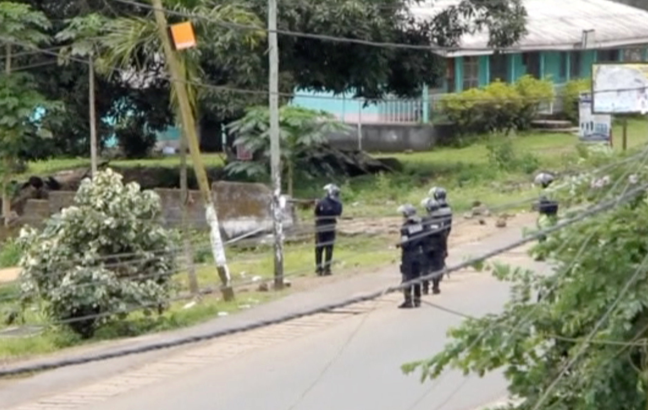 انتشار قوات الأمن الكاميرونى