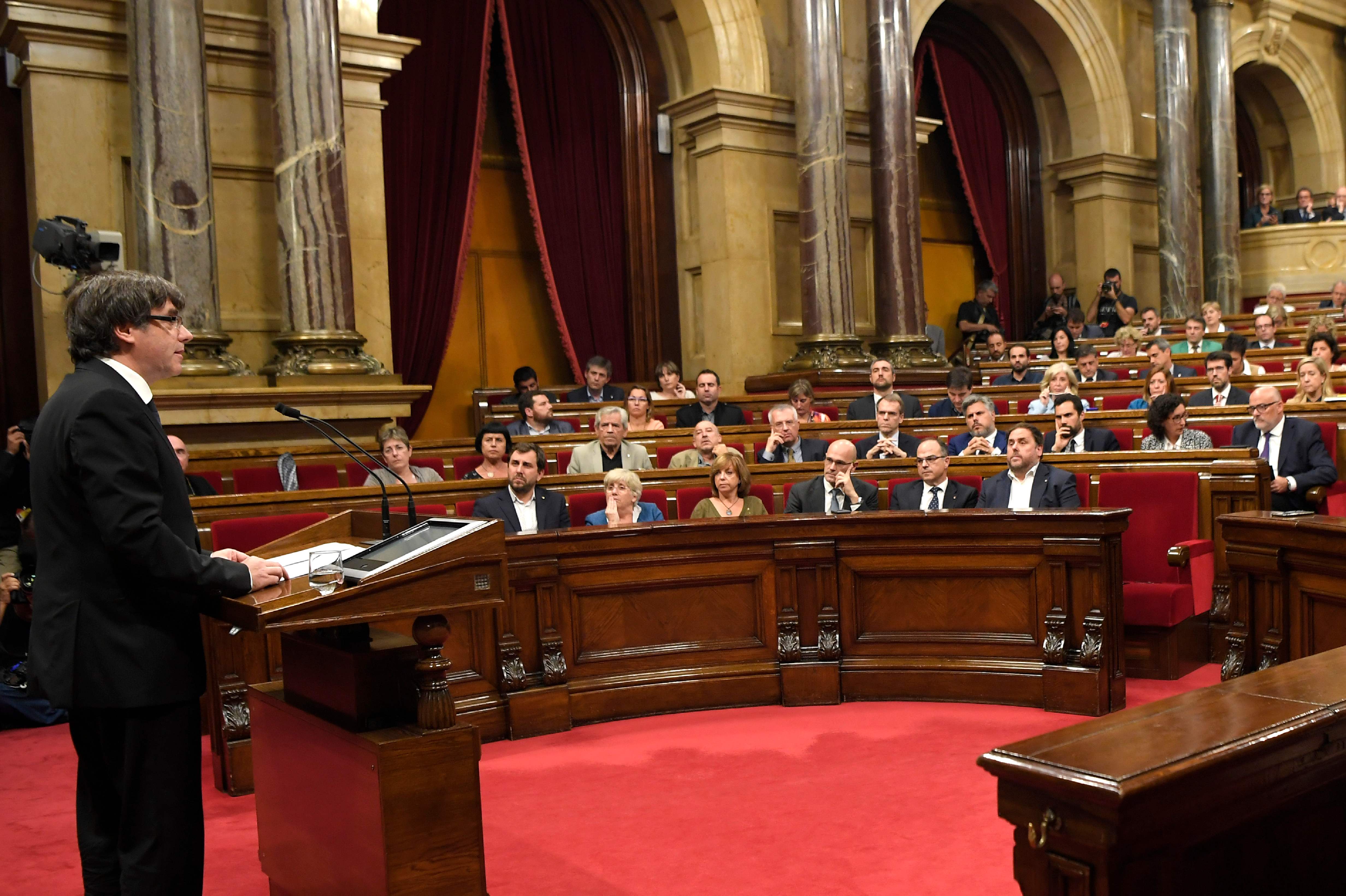 جلسة برلمان كتالونيا