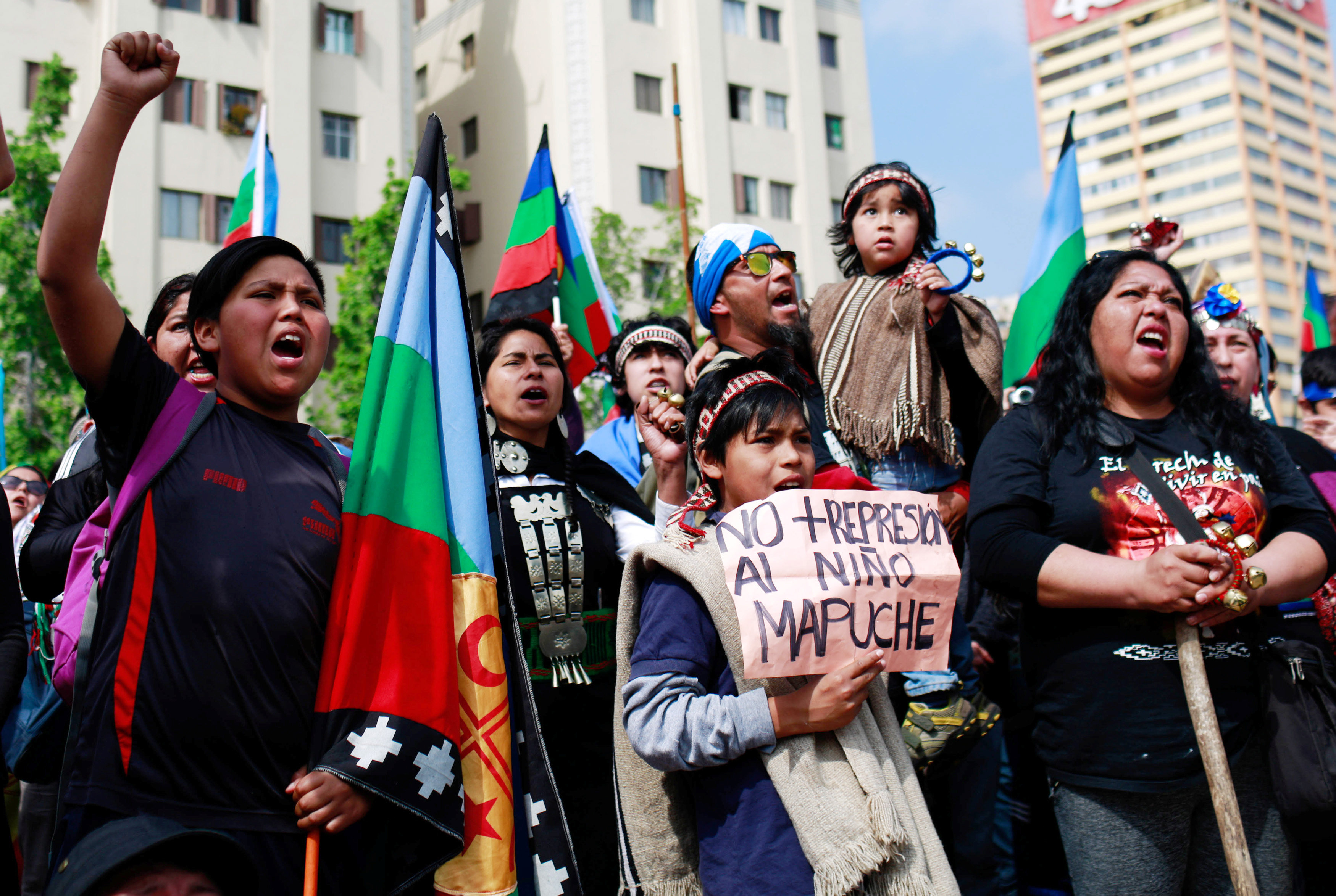 مسيرة للسكان الأصليين فى تشيلى