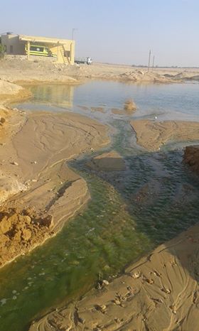 تصريف المجارى بعد الاهمال فى محطة الصرف الصحى