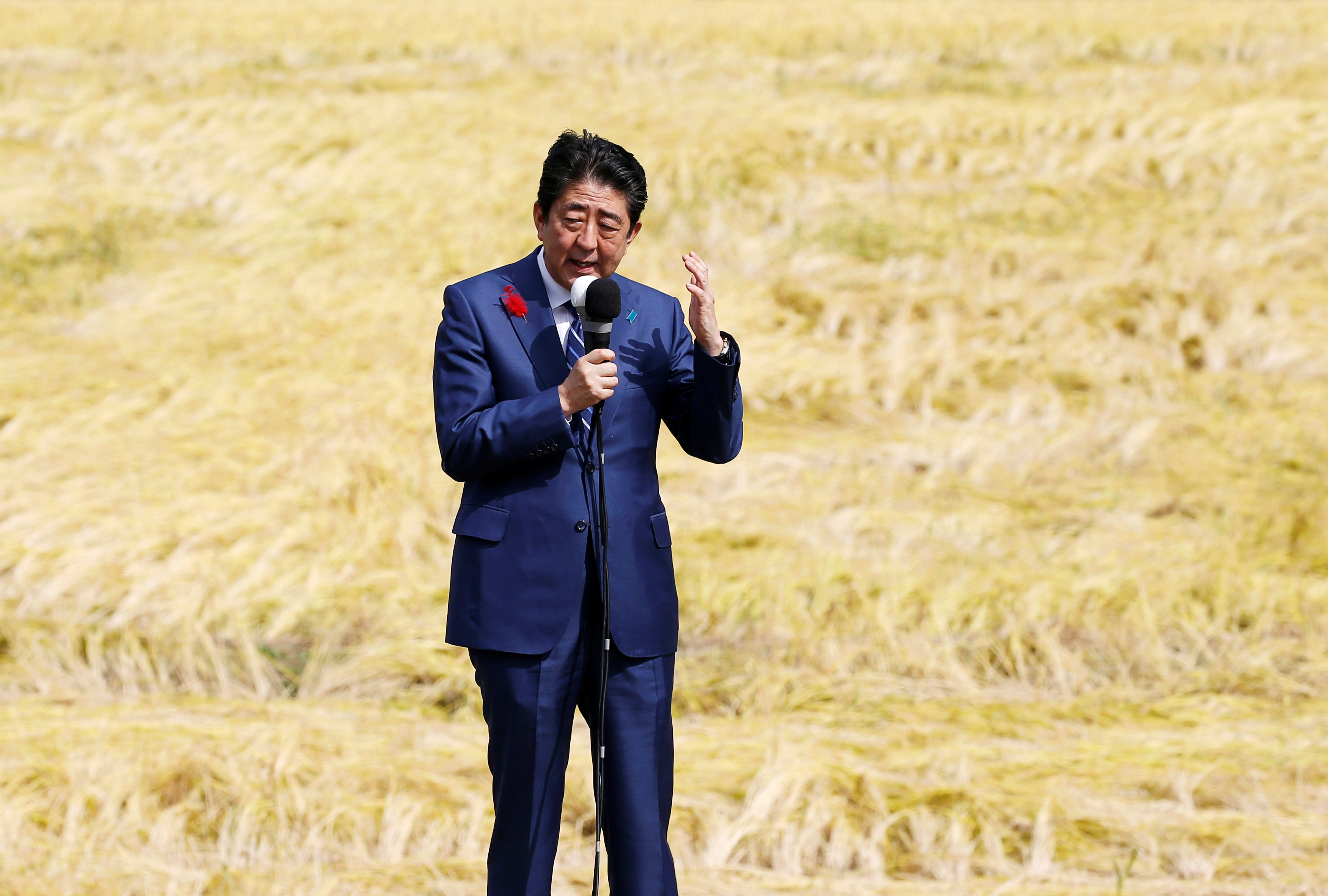 شينزو آبى رئيس الوزراء اليابانى