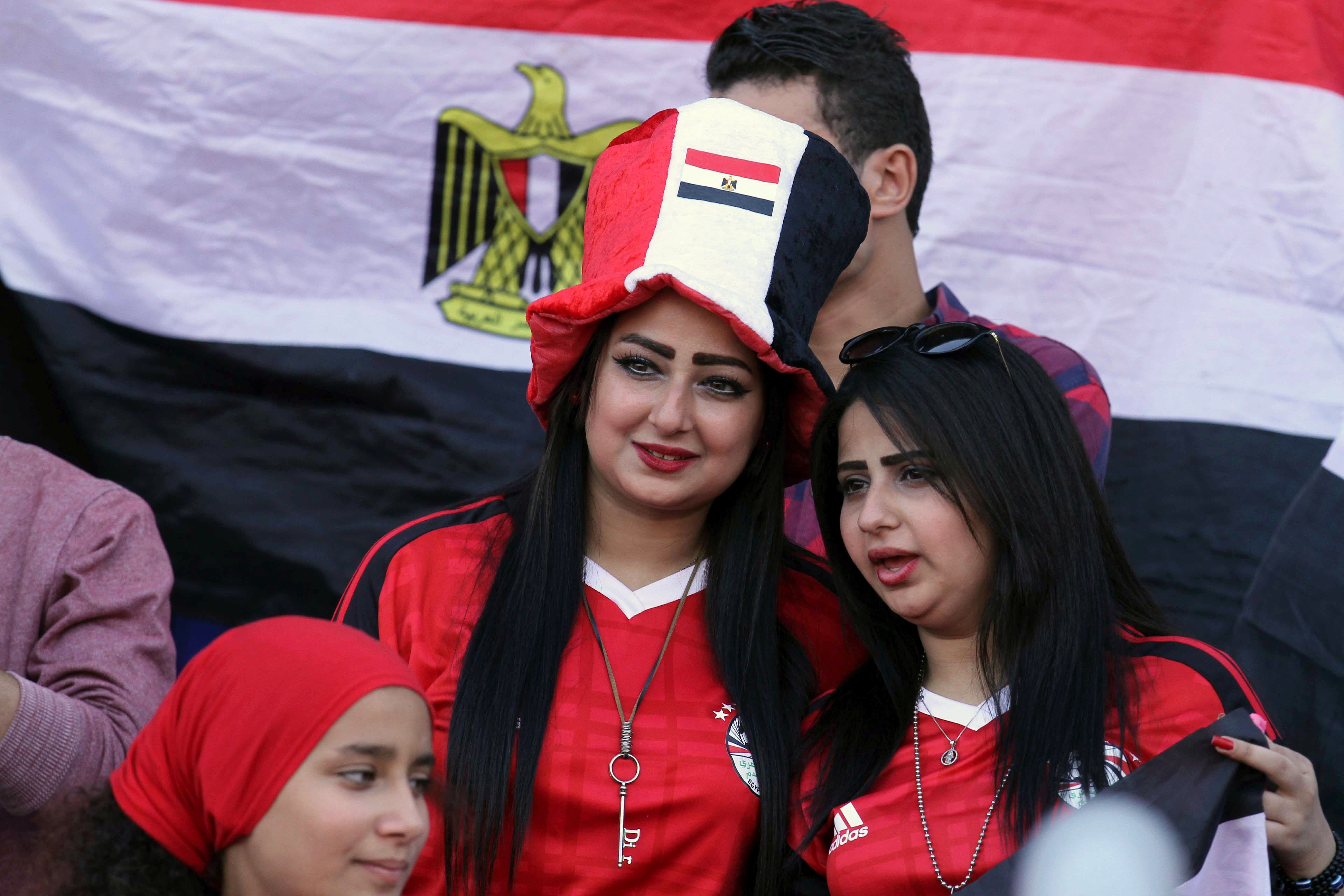مشجعات مصر
