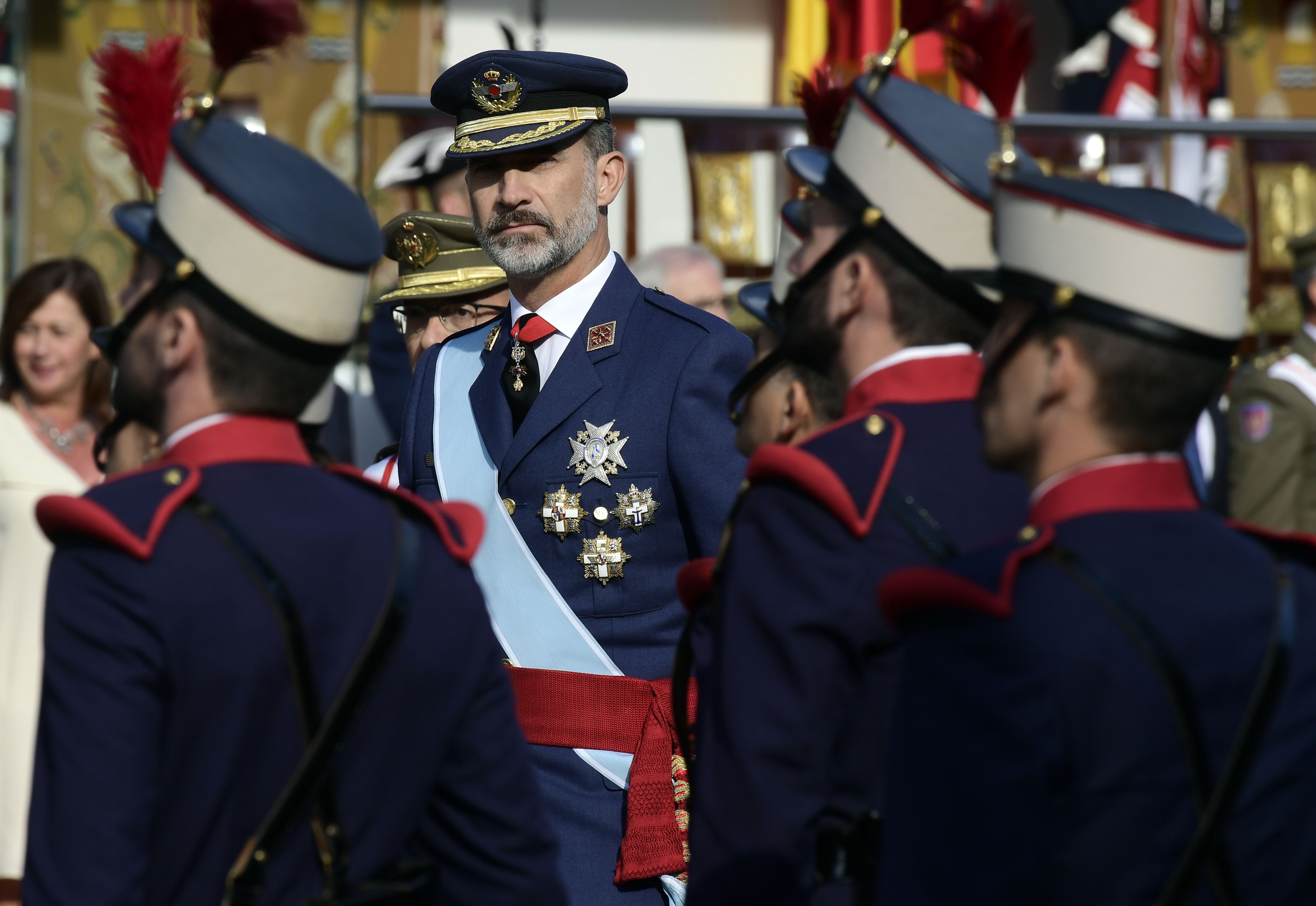 الملك فيليب السادس يحضر حفل العيد الوطنى لإسبانيا