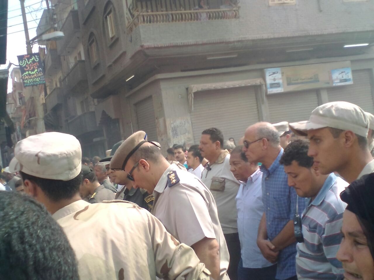  رئيس مدينة المحلة يتقدم الجنازة العسكرية للشهيد