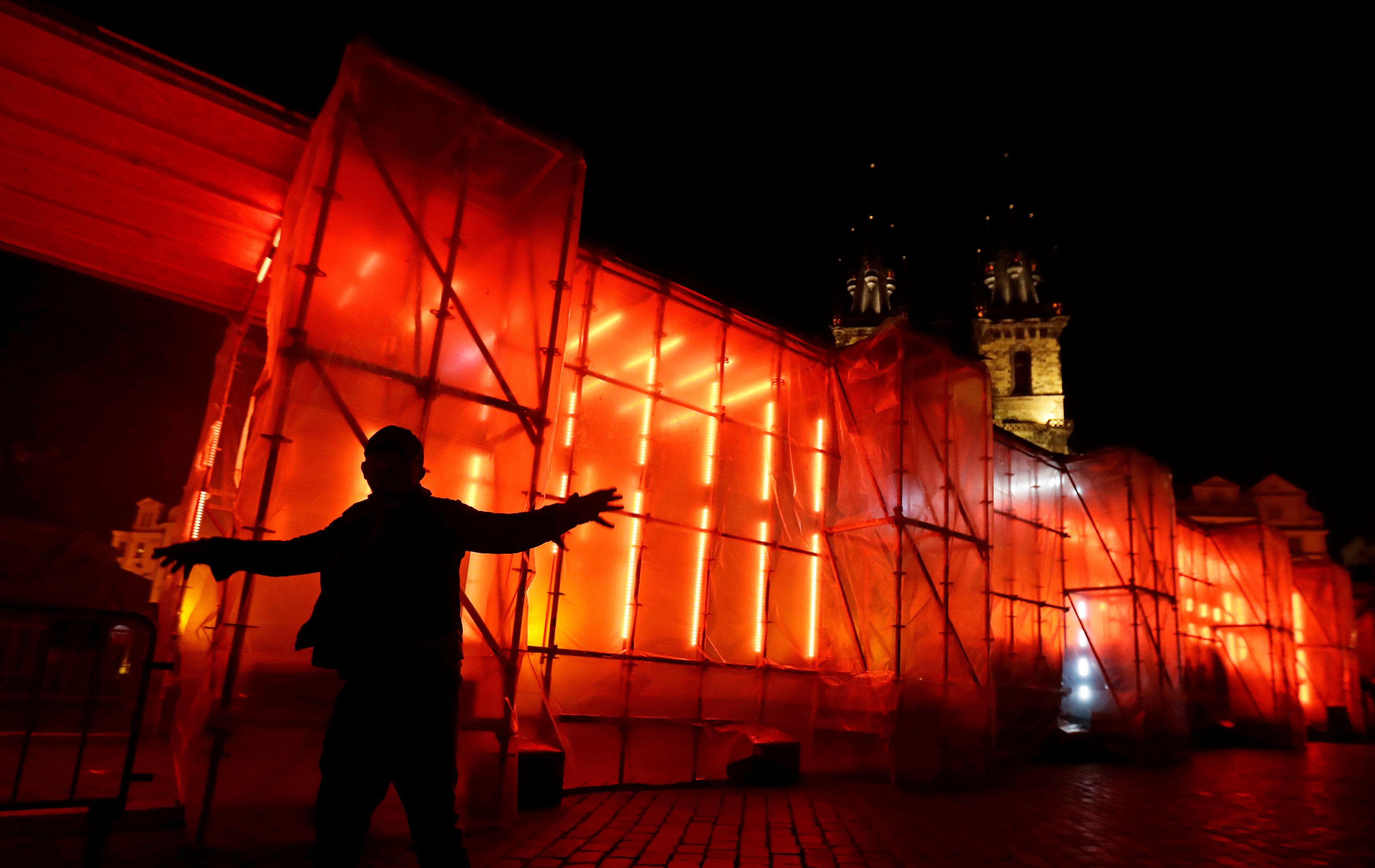 انطلاق مهرجان الضوء فى العاصمة التشيكية براغ