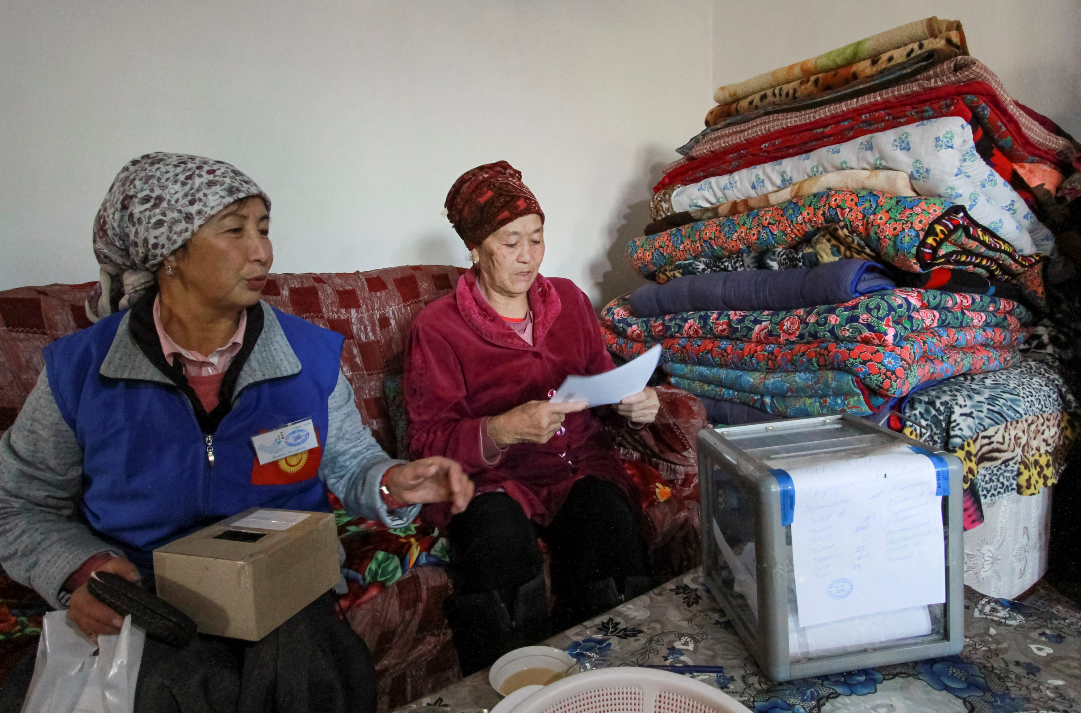 انطلاق الانتخابات الرئاسية فى قرغيزستان