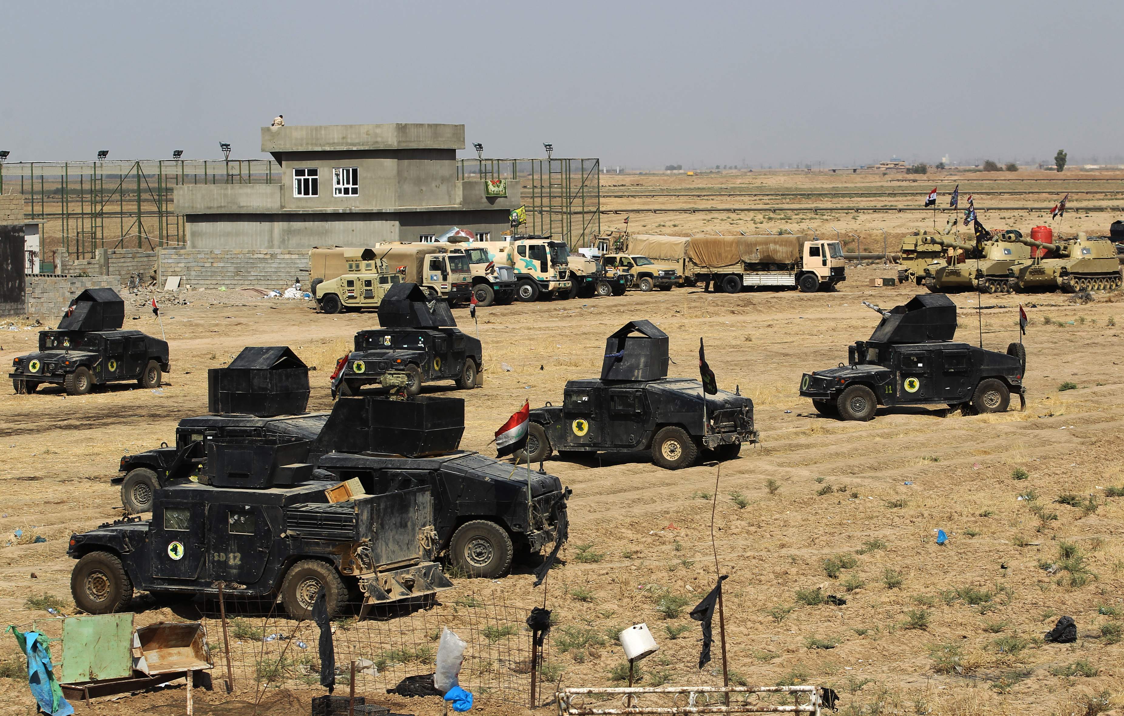 انتشار آليات عسكرية عراقية