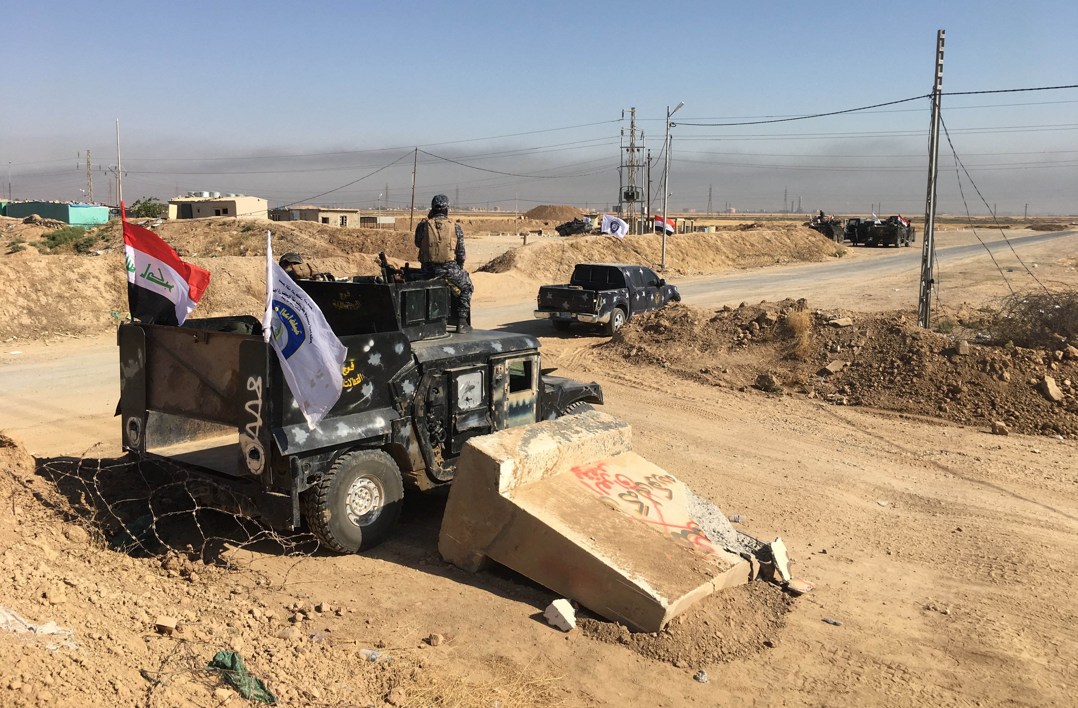 انتشار القوات العراقية بمحيط أحد حقول النفط