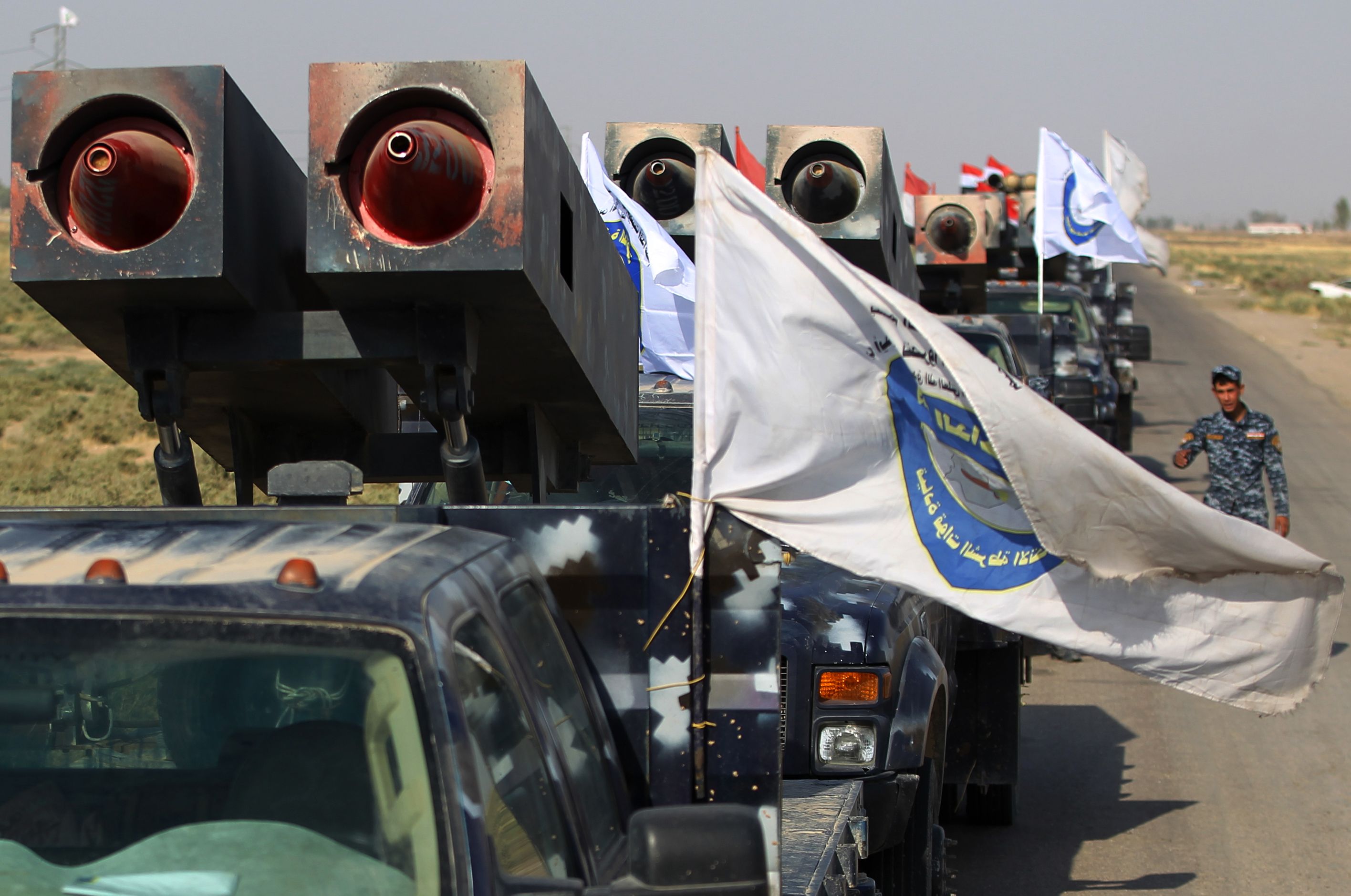 معدات عسكرية عراقية تدخل مدينة كركوك