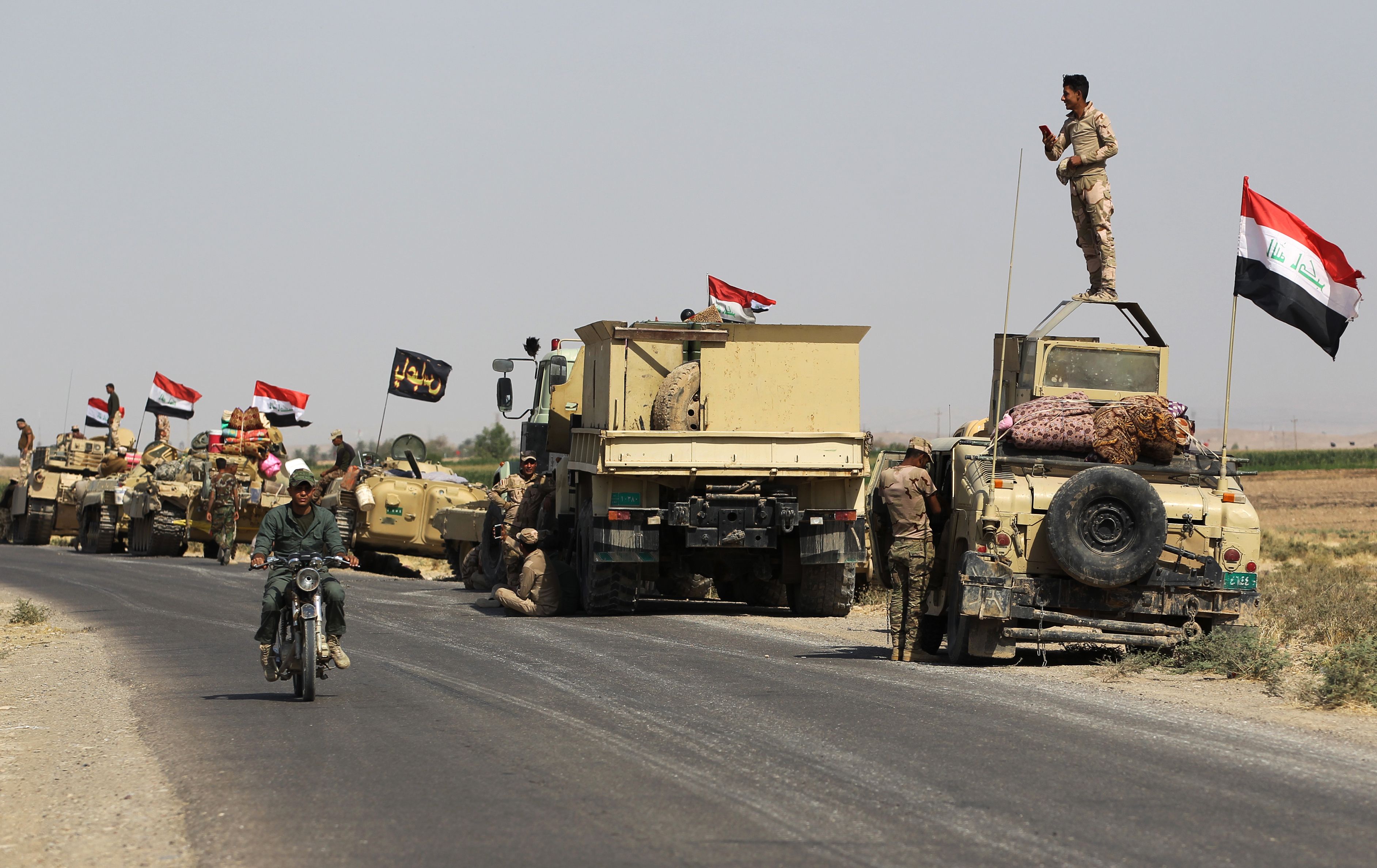 الجيش العراقى باتجاه كركوك