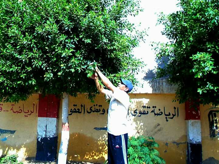 مدير المدرسة يتقمص دور الجنانيى