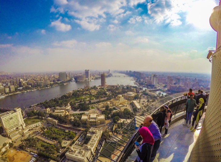 القاهرة من أعلى البرج