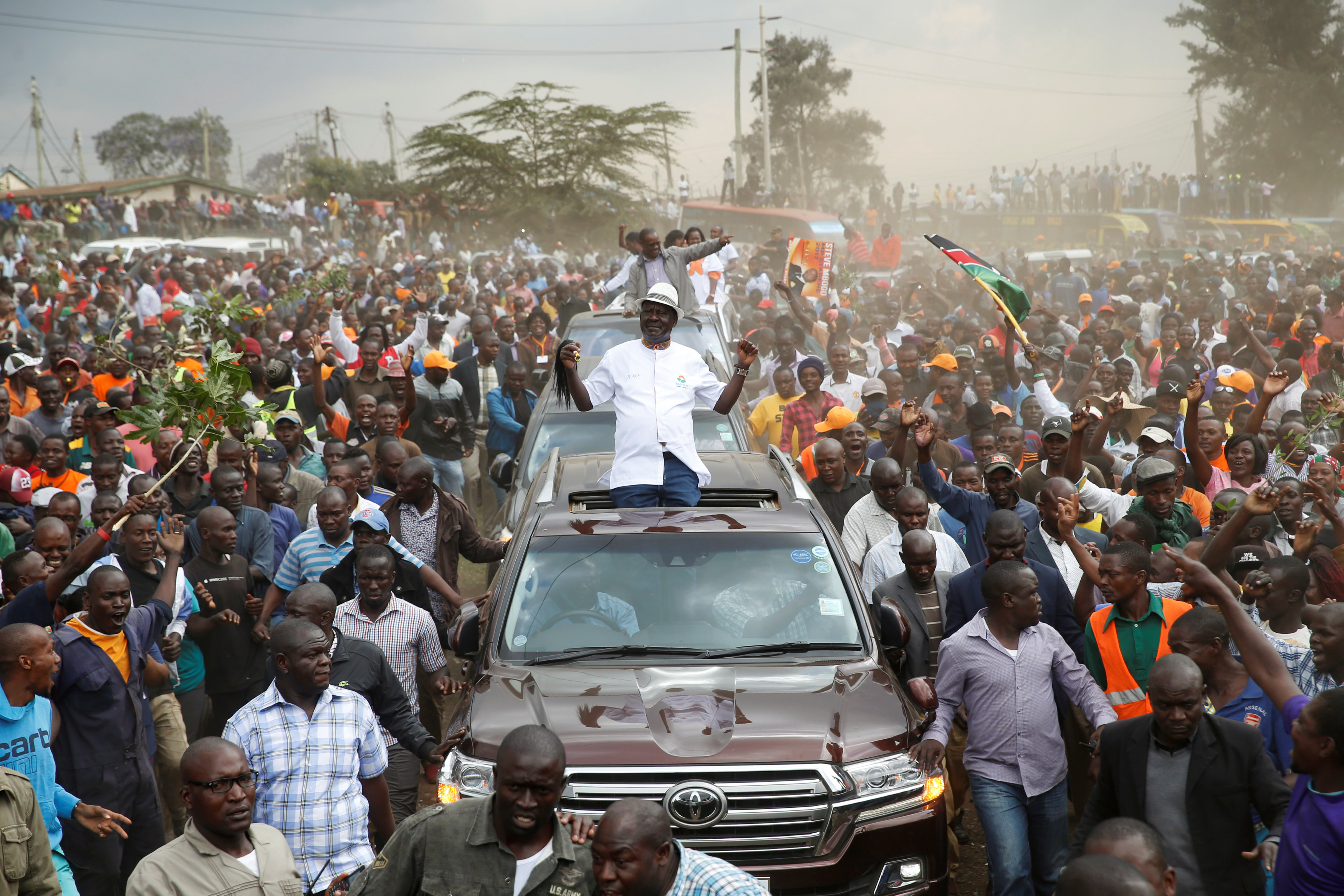 المعارضة الكينية تدعو لاحتجاجات فى اليوم المحدد لإعادة الانتخابات