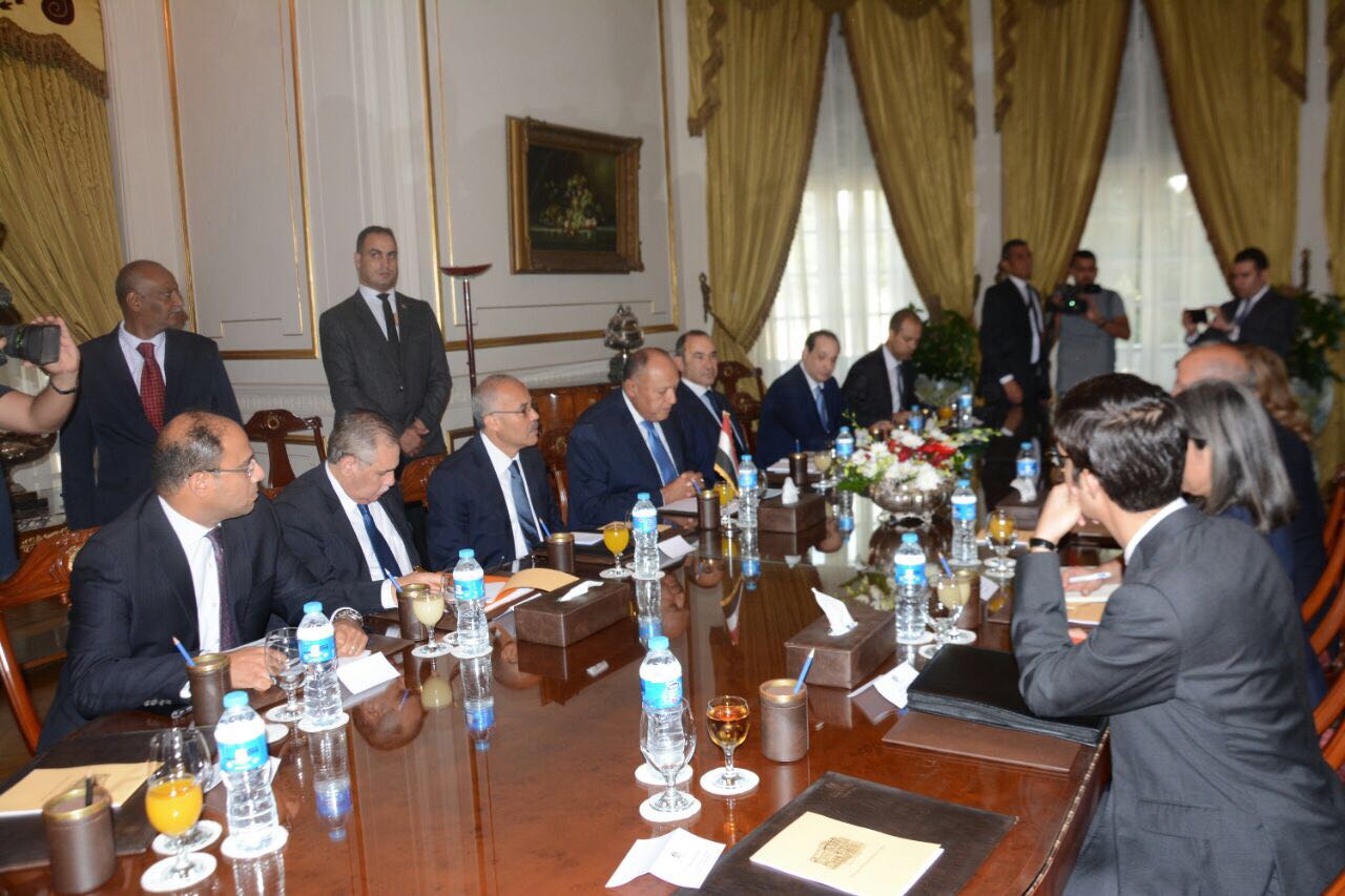 اجتماعات اللجنة المشتركة بين مصر والبرتغال برئاسة وزيرى خارجية البلدين