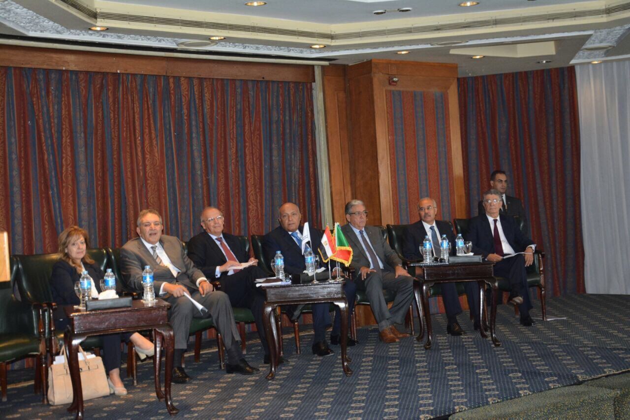 وزيرا خارجية مصر والبرتغال خلال افتتاح منتدى الأعمال المصرى البرتغالى