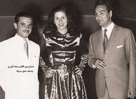 محمد فوزي مع الفنانة صباح