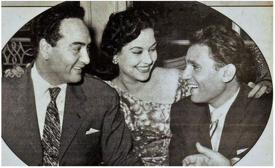 محمد فوزي مع عبد الحليم حافظ