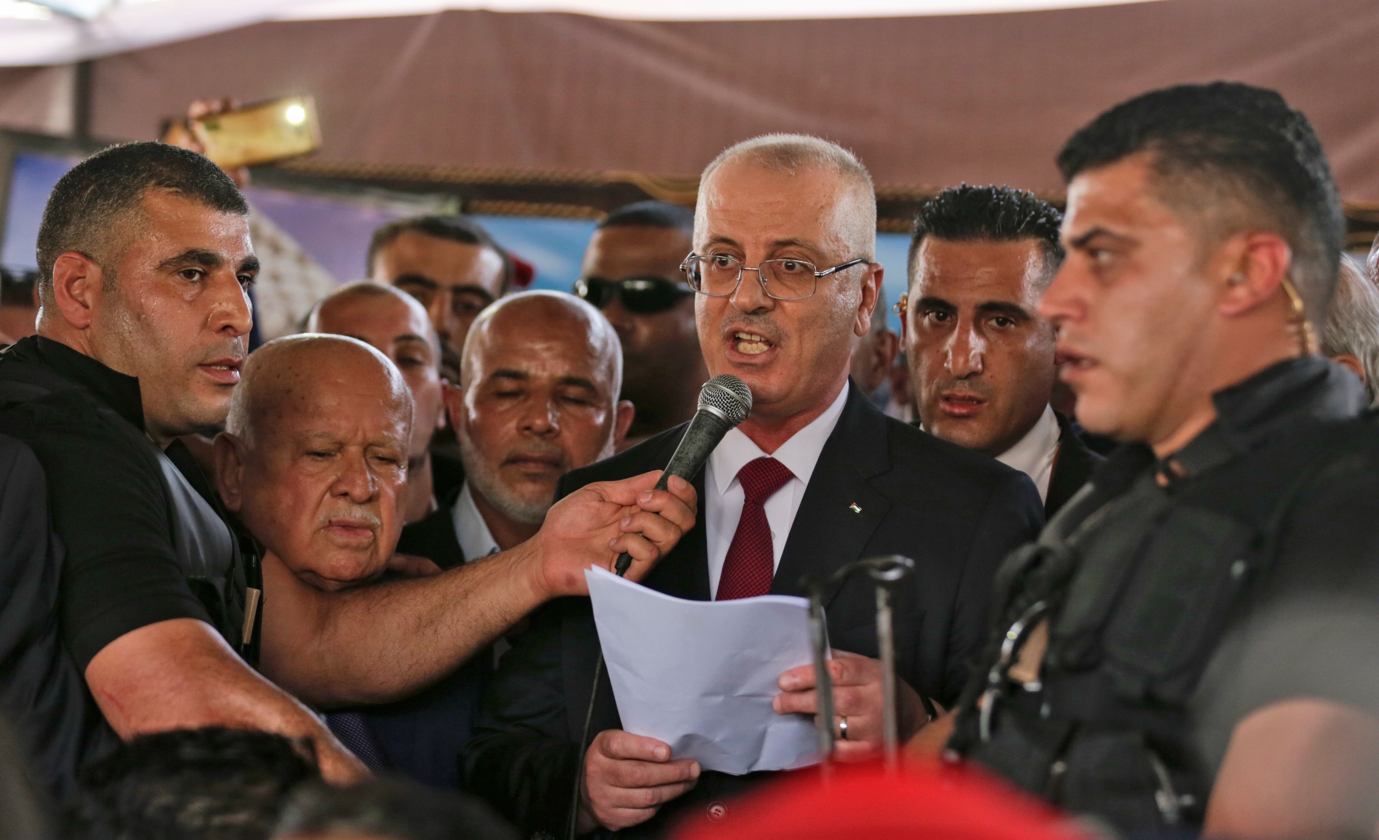 حديث رئيس الحكومة الفلسطينية