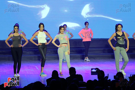 متسابقات ملكة جمال مصر يفاجئن الجمهور بعرض الملابس الرياضية (6)