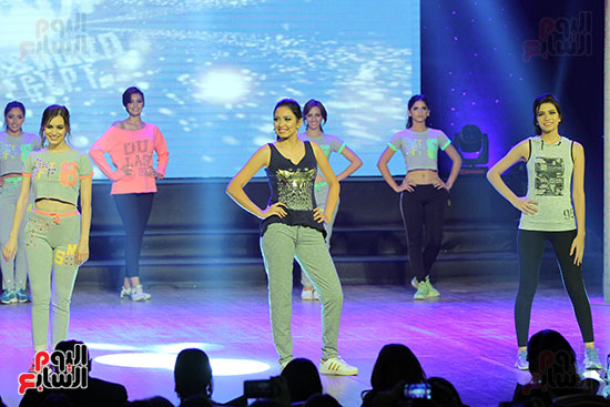 متسابقات ملكة جمال مصر يفاجئن الجمهور بعرض الملابس الرياضية (8)