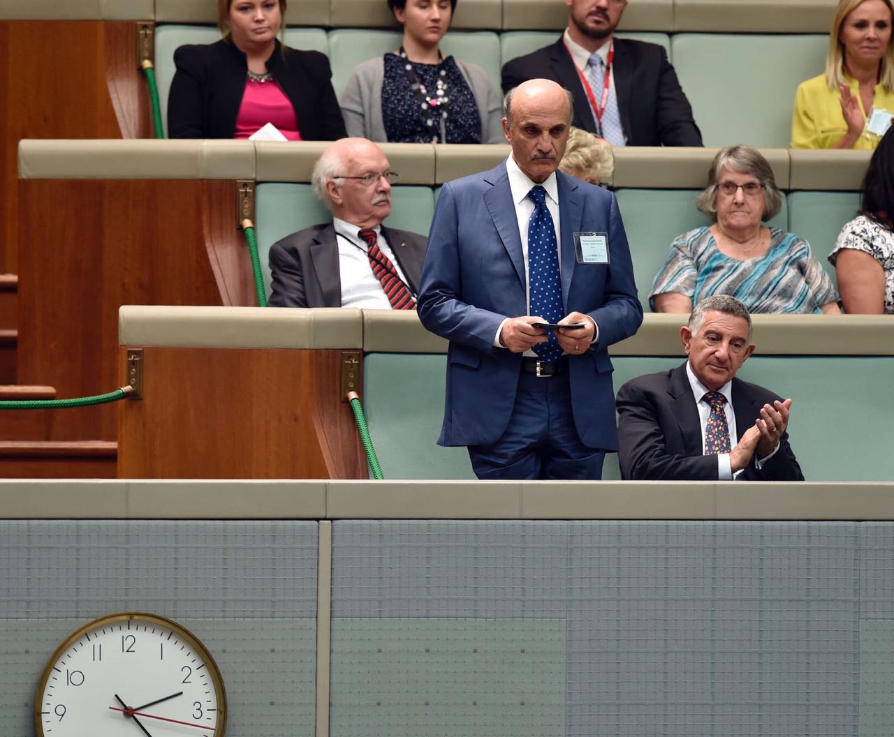 سمير جعجع فى البرلمان الاسترالى