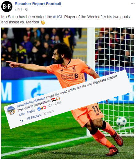 مشجع ليفربول سعيد بمساندة المصريين لمحمد صلاح