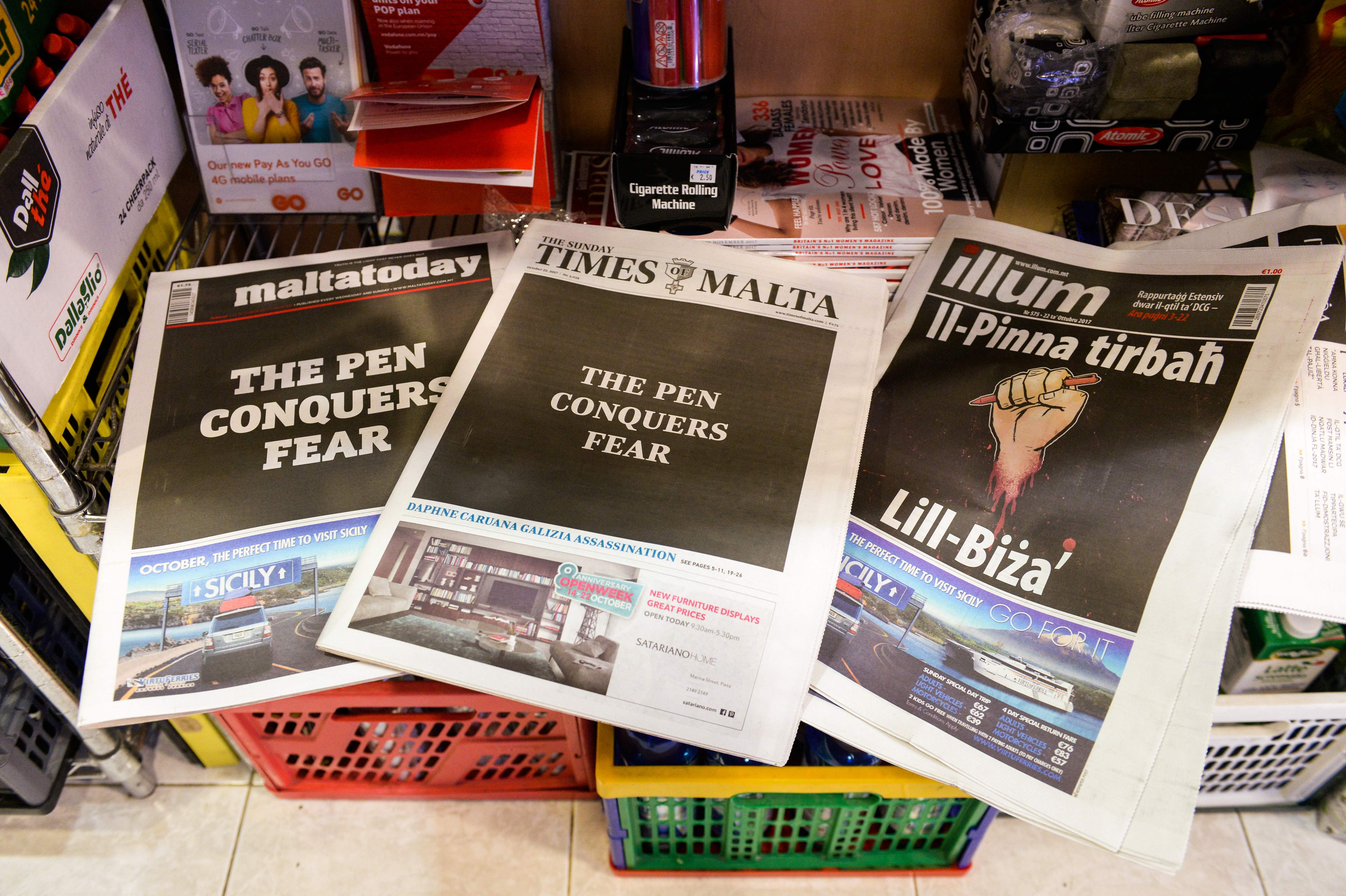 عناوين صحف مالطا