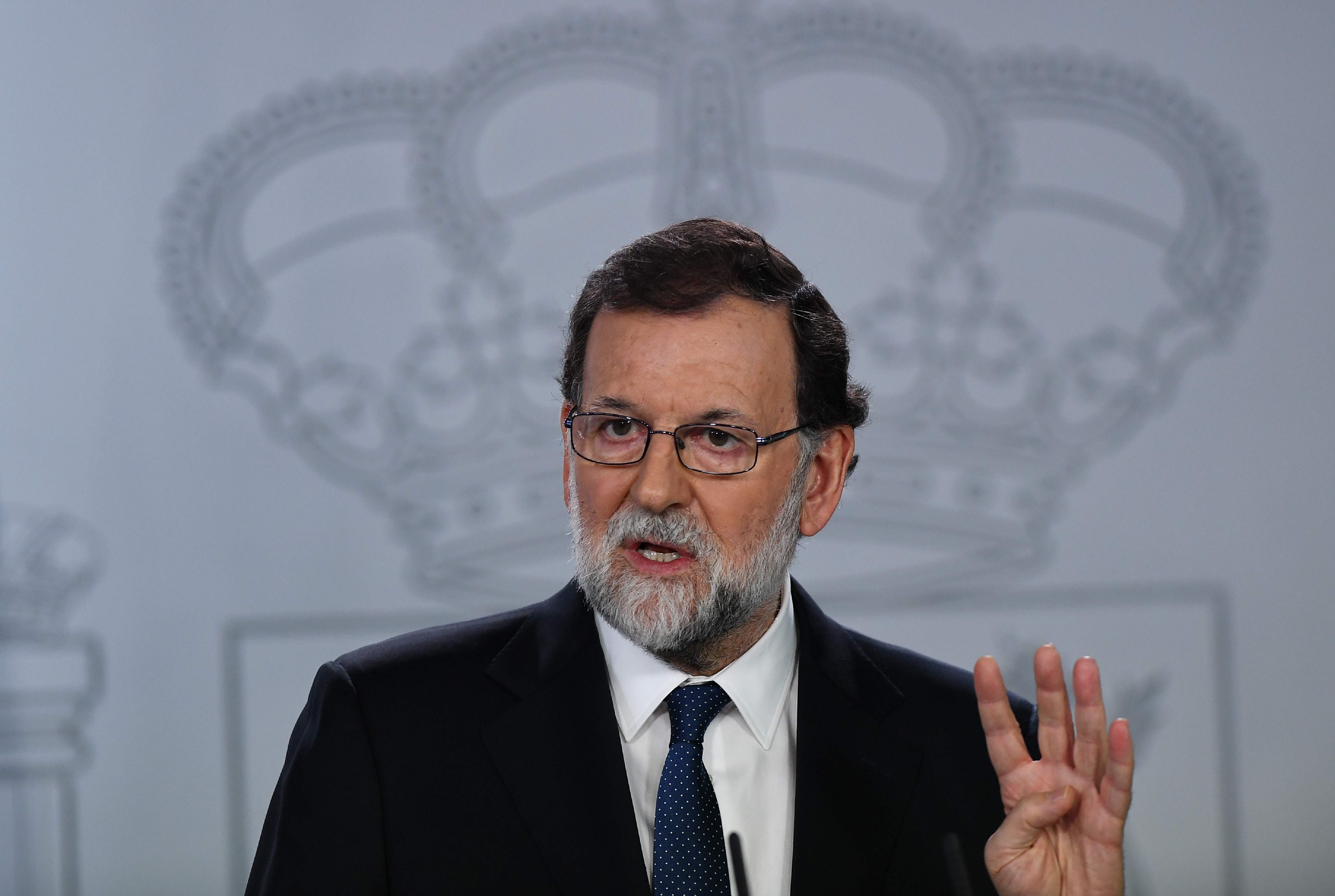 جانب من خطاب رئيس وزراء إسبانيا