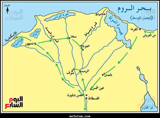 خريطة مدينة الفرما