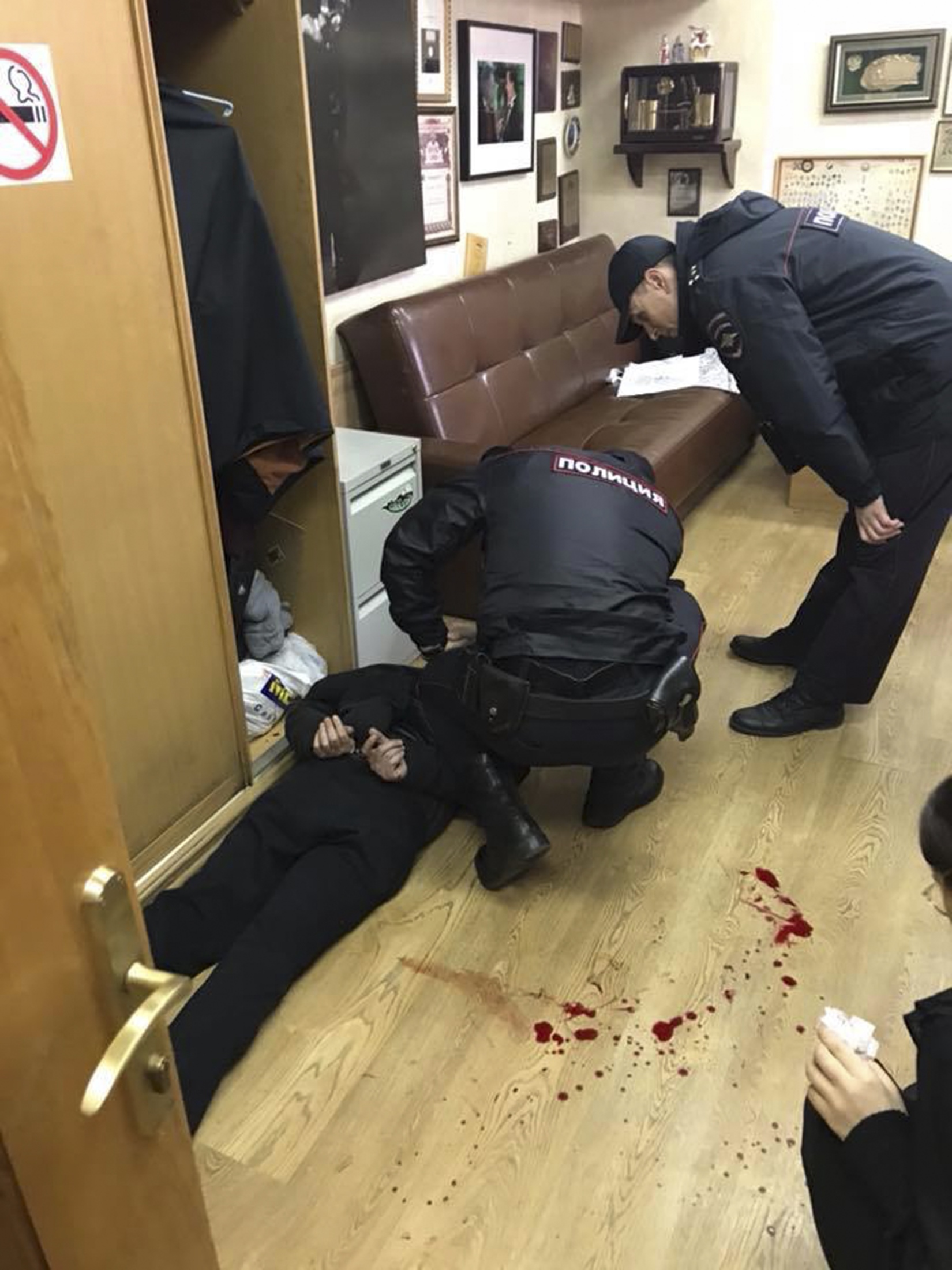 الشرطة الروسية تعتقل منفذ حادث الطعن فى محطة إخو موسكفى الإذاعية