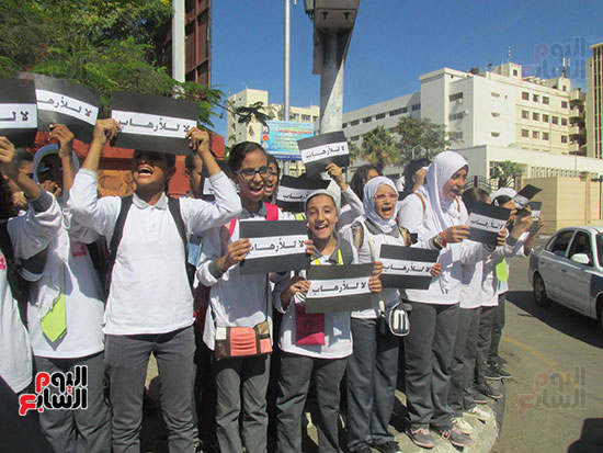 طالبات مدرسة القناة الإعدادية بنات ببورسعيد (5)