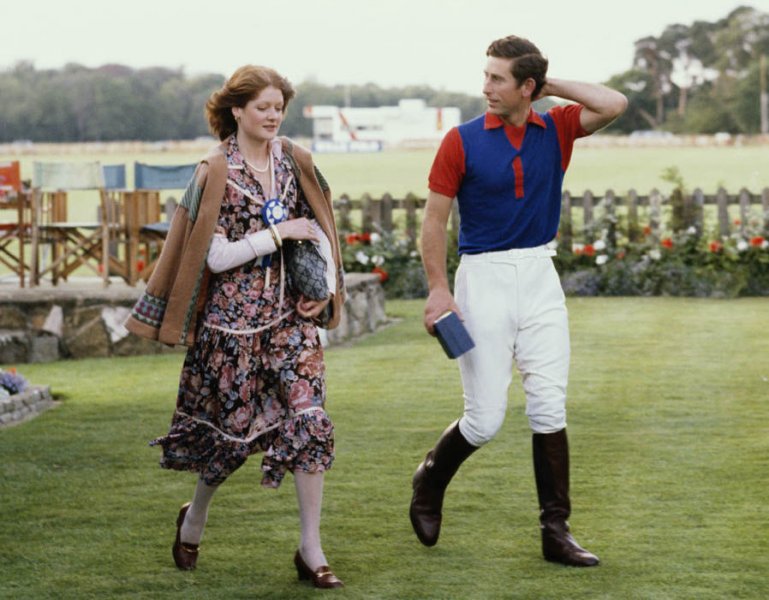 الأمير تشارلز مع ليدى سارة مكوركوديل