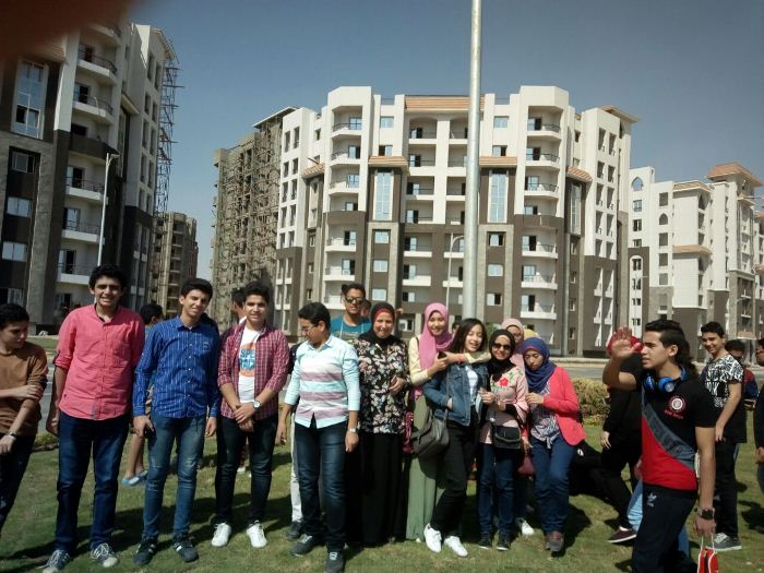 طلاب الشرقية خلال زيارة العاصمة الإدارية