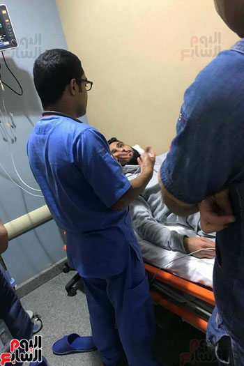 أحمد الشناوى فى المستشفى