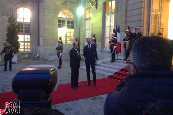 الرئيس السيسي ورئيس وزراء فرنسا ادوار فيليب (1)