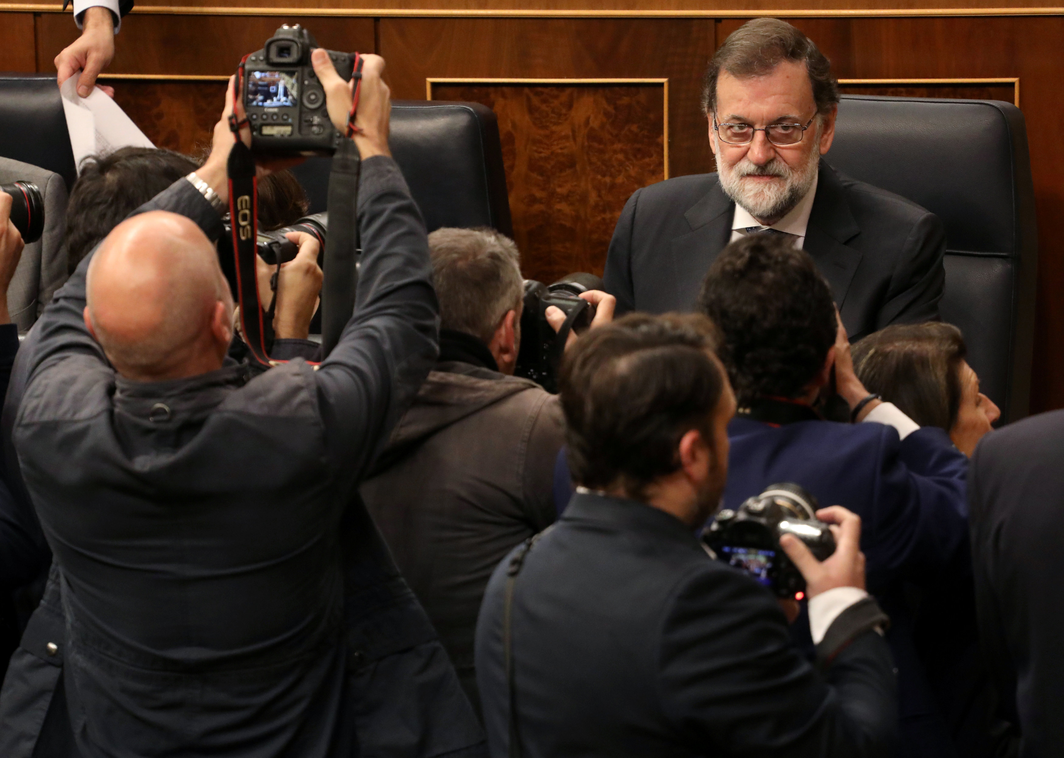 ماريانو راخوى داخل البرلمان الاسبانى