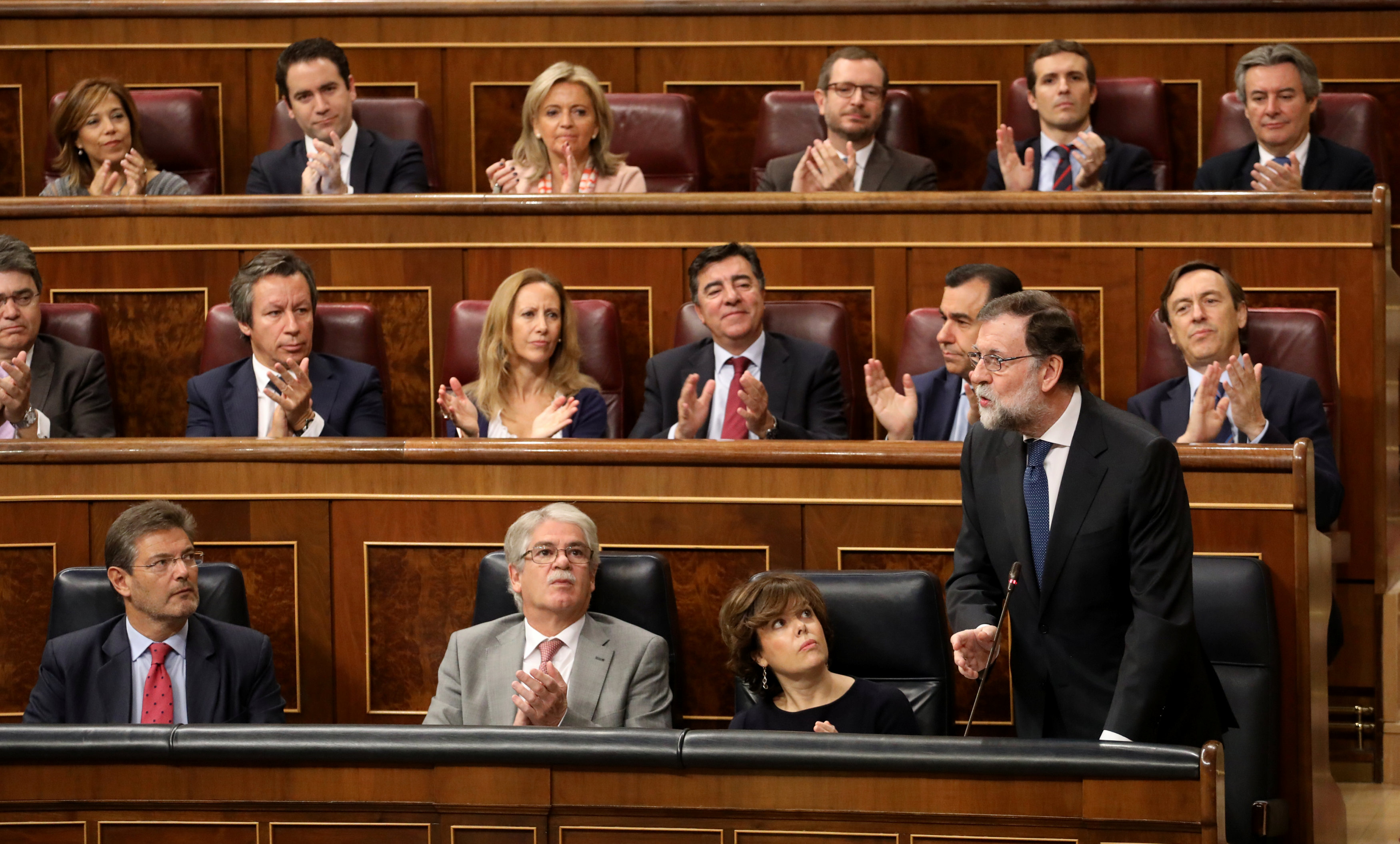 رئيس الوزراء الإسبانى  أمام البرلمان يتحدث عن أزمة كتالونيا
