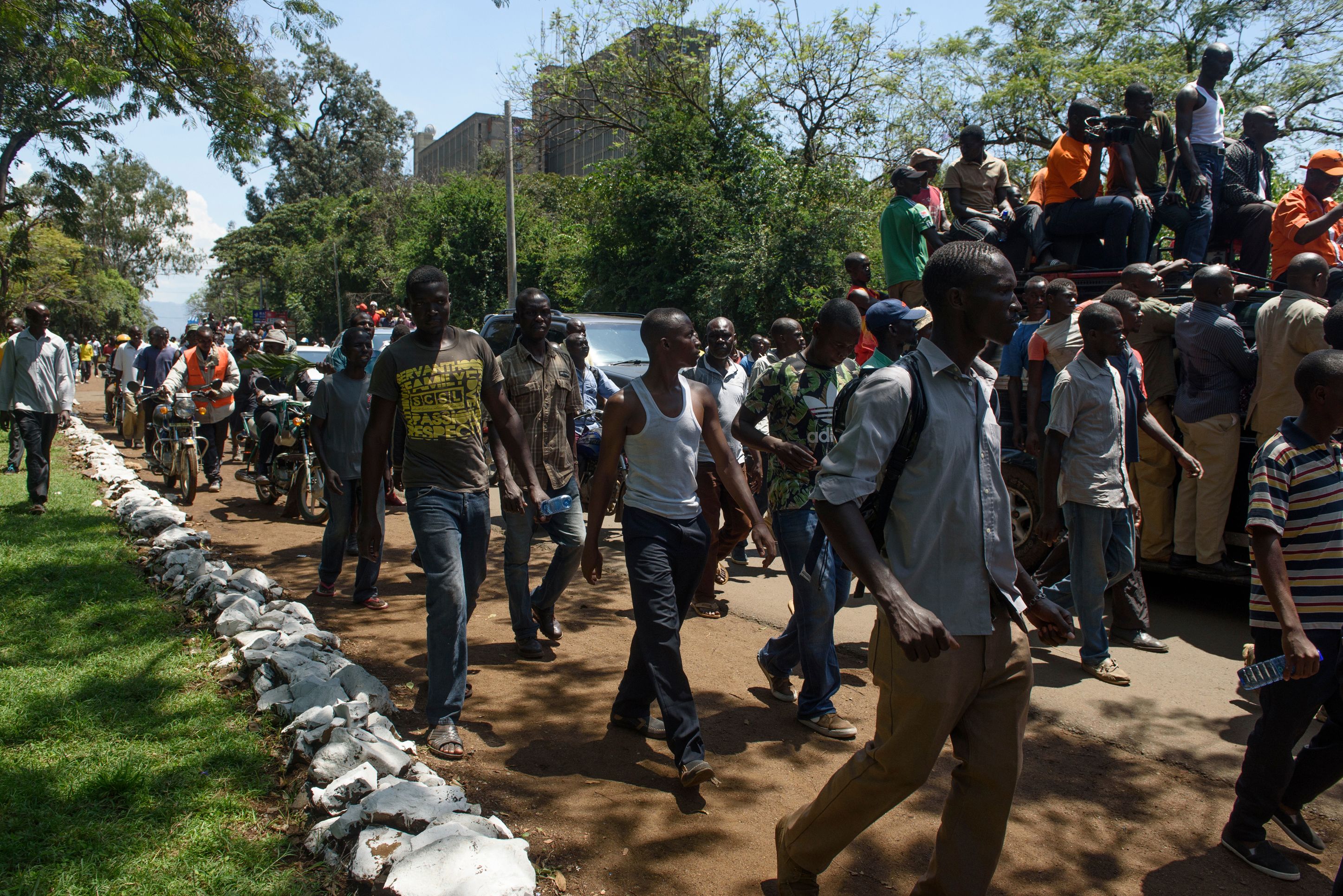مظاهرات فى كينيا